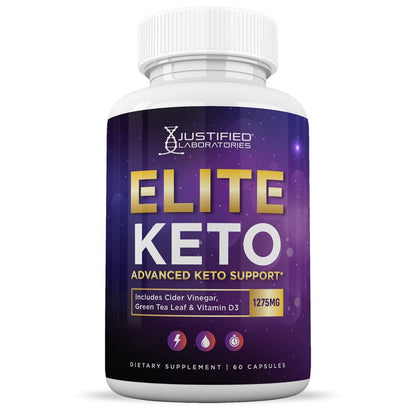 Elite Keto ACV Pills 1275Mg Dietary Supplement 60 Capsules