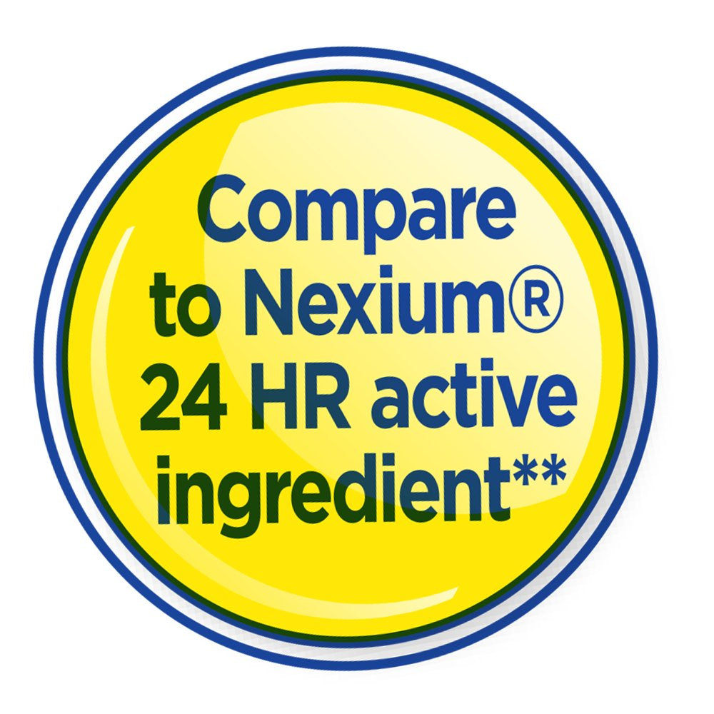 Equate Esomeprazole Magnesium Delayed Capsules Acid Reducer, 14 Count