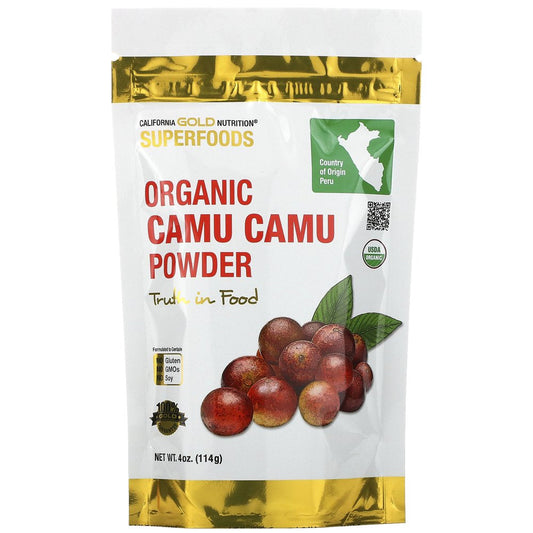 California Gold Nutrition Organic Camu Camu Powder, 4 Oz (114 G)