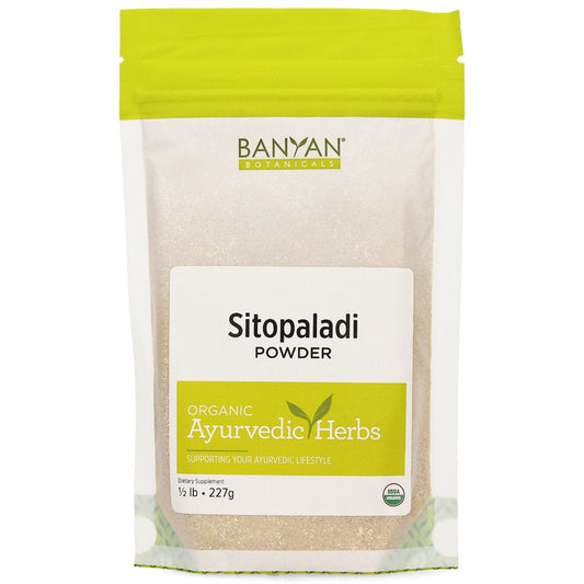 Banyan Botanicals Sitopaladi Powder – Organic Ayurvedic Sitopaladi Churna – with Cardamom, Banslochan, and Pippali – for Immune Support and Lung Health* – 1/2Lb. – Non-Gmo Sustainably Sourced Vegan