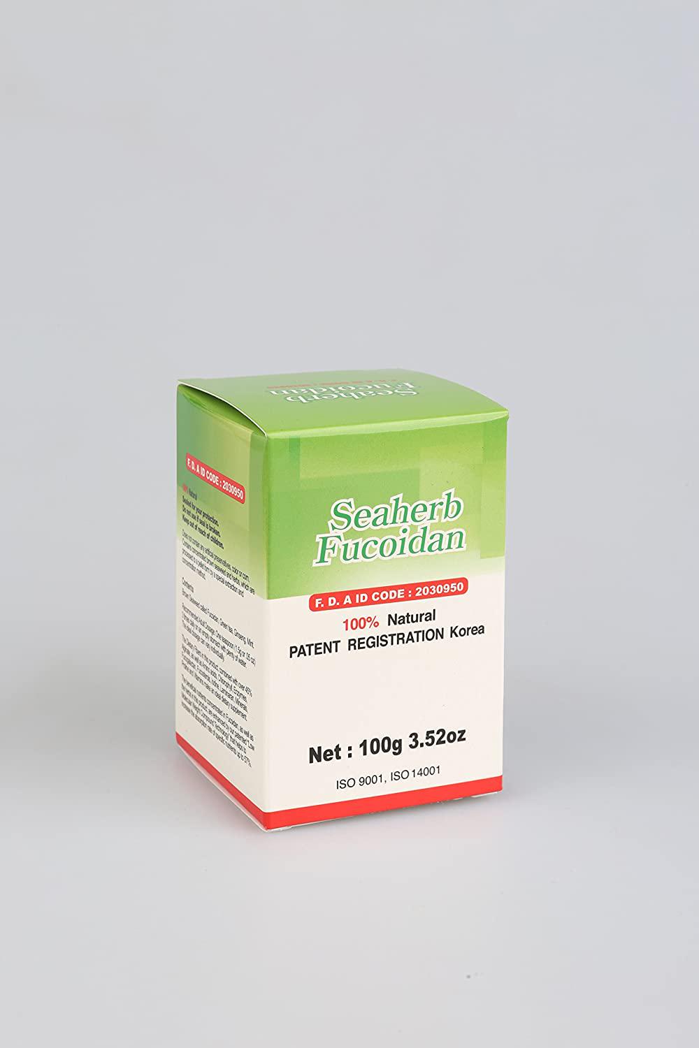 100% Natural Brown Seaweed Extract SEAHERB Fucoidan USFDA Passed(ID Code 2030950)[Powder Type] ((bottle/100g))