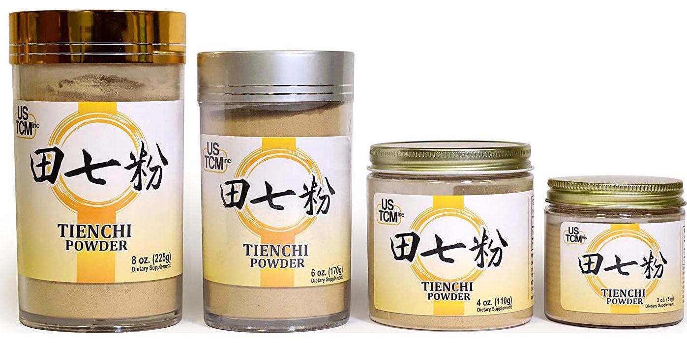 100% Pure Tienchi Powder Pseudoginseng Powder Tienchi Ginseng Powder 田七粉 120mesh (8oz)