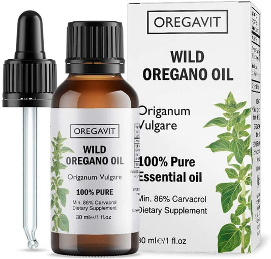 100% Pure Wild Greek Oregano Oil Food Grade Quality. Certified. (1 FL.OZ/30ML)