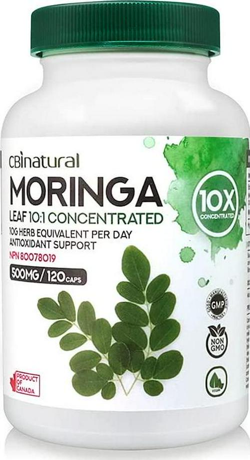 10:1 Concentrated Moringa 500mg 120 Capsules