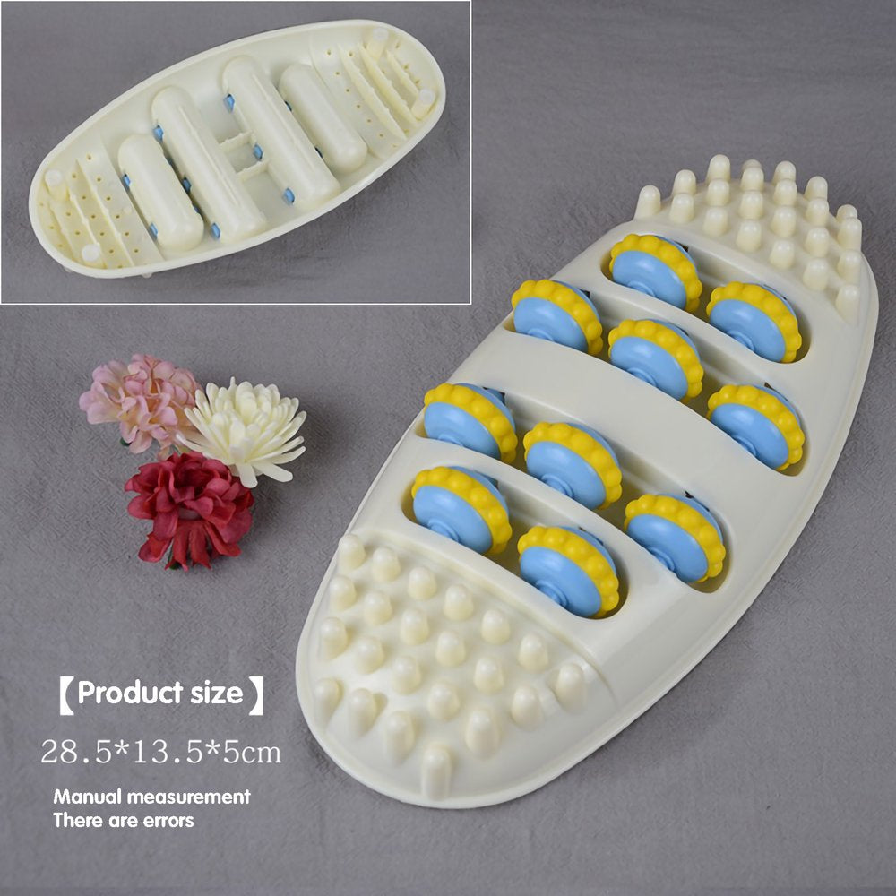Chamoist Foot Massager for Neuropathy,Foot Massager Spinning Points Acupressure and Stimulation Foot Massage Device