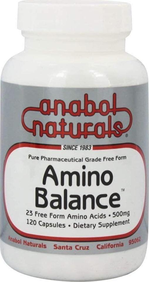 (120 Caps) - Anabol Naturals Amino Balance, 120 Caps, 500 Mg - Nutricity.com.au