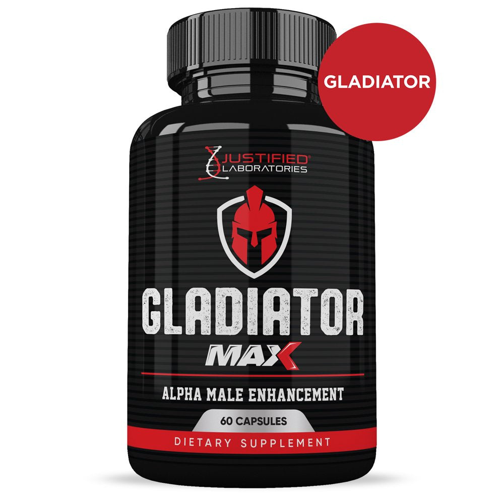 (2 Pack) Gladiator Max 1600MG Advanced Men'S Health Formula 120 Capsules