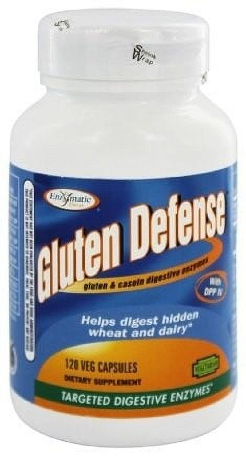 Enzymatic Therapy Gluten Defense Vegetarian Capsules, 120 Ct