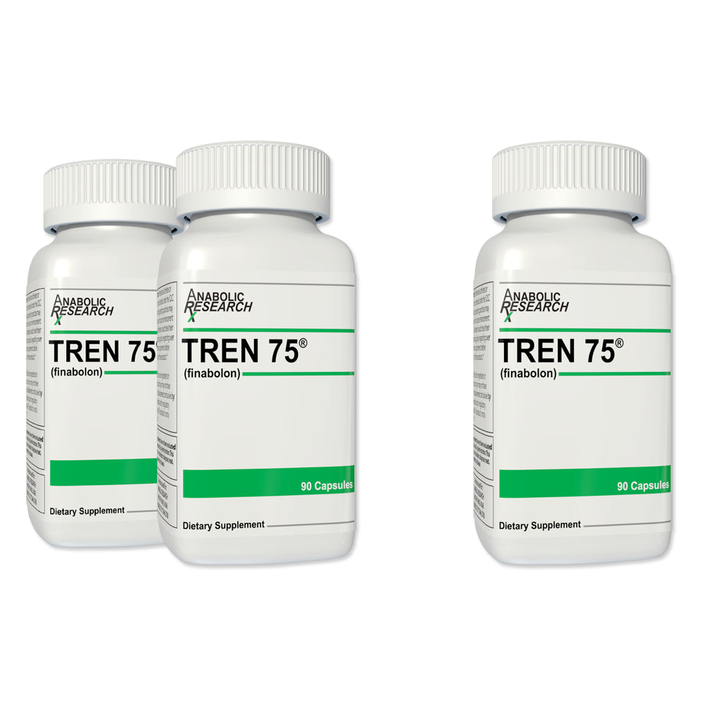 Anabolic Research Tren 75 - Supplement for Muscle Hardening and Power - 3 Month Supply