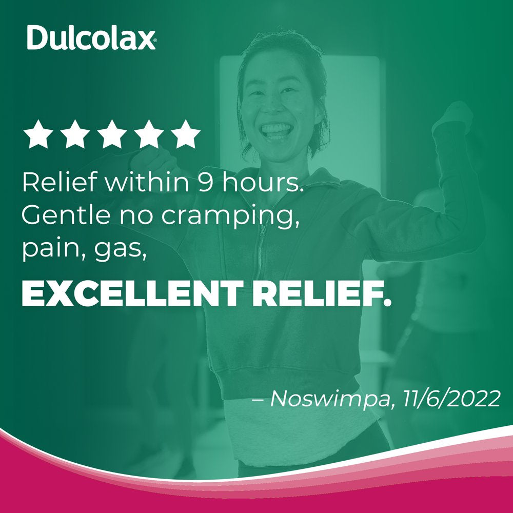 Dulcolax Pink Stimulant Laxative Tablets, Overnight Relief (25Ct)