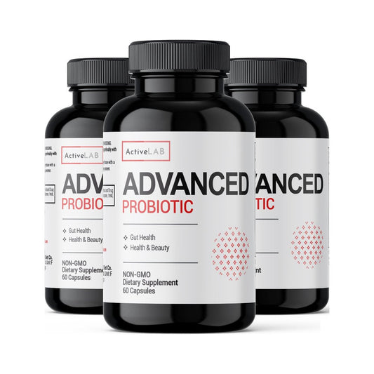 Activelab Advanced Probiotics for Women, Probiotics for Men and Adults, All Natural; Shelf Stable Probiotic Supplement with Prebiotic, Best Lactobacillus Probiotic; 60 Capsules