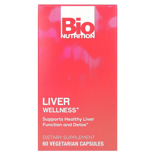 Bio Nutrition - Liver Wellness - 60 Vegetarian Capsules