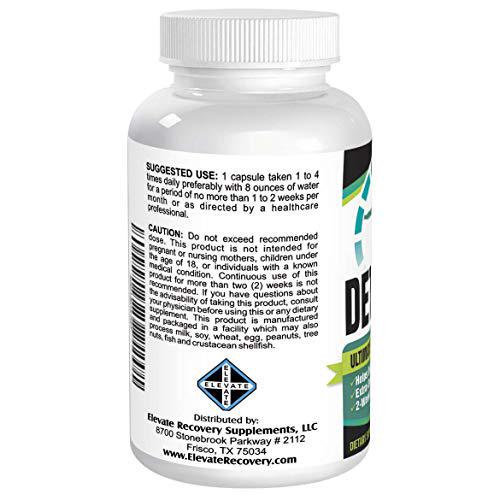 14-Day Total Detox Cleanse Supplement - Natural Drug Detox Pills - Supplements - 60 Capsules