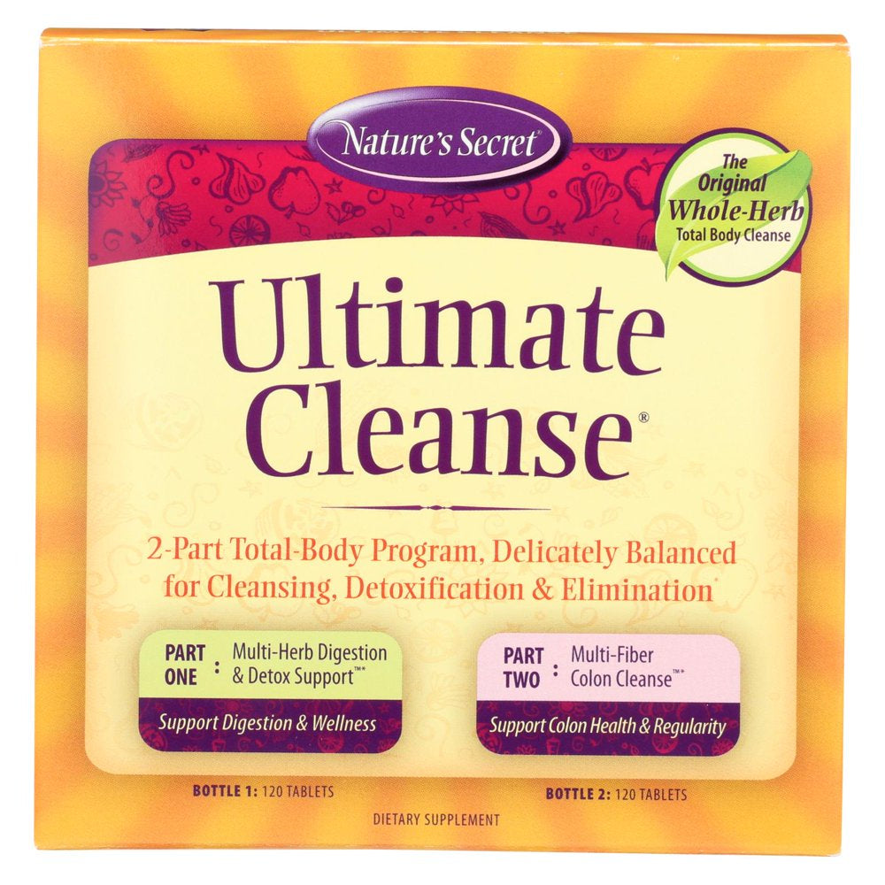 Nature'S Secret Ultimate Cleanse Kit 120 Tablets