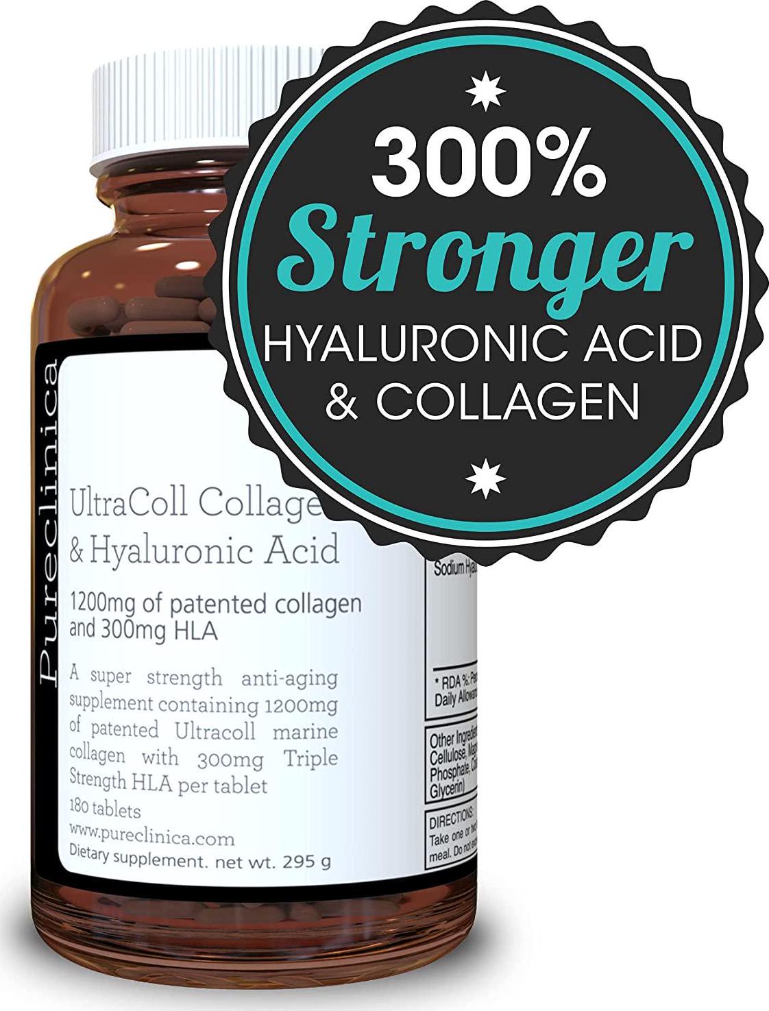 1500mg x 180 tablets. 1200mg of UltraColl Collagen and 300mg of Hyaluronic Acid per tablet. (3 months supply). SKU: UCHL3
