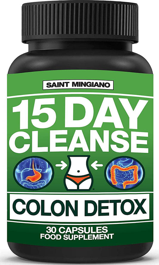 15 Day Cleanse | Colon Detox with Natural Laxative for Constipation and Bloating. 30 Pills to Detoxify and Boost Energy | Extra-Strength Senna Leaf Supplements | Strong for Some People.
