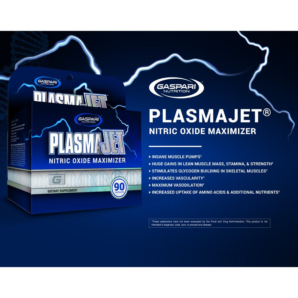 Gaspari Nutrition Plasmajet, Nitric Oxide Booster, 80 Ct