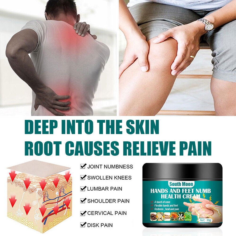 2/1Pcs-Nerve Pain Relief Cream Maximum Strength Relief Cream for Foot Leg 30G