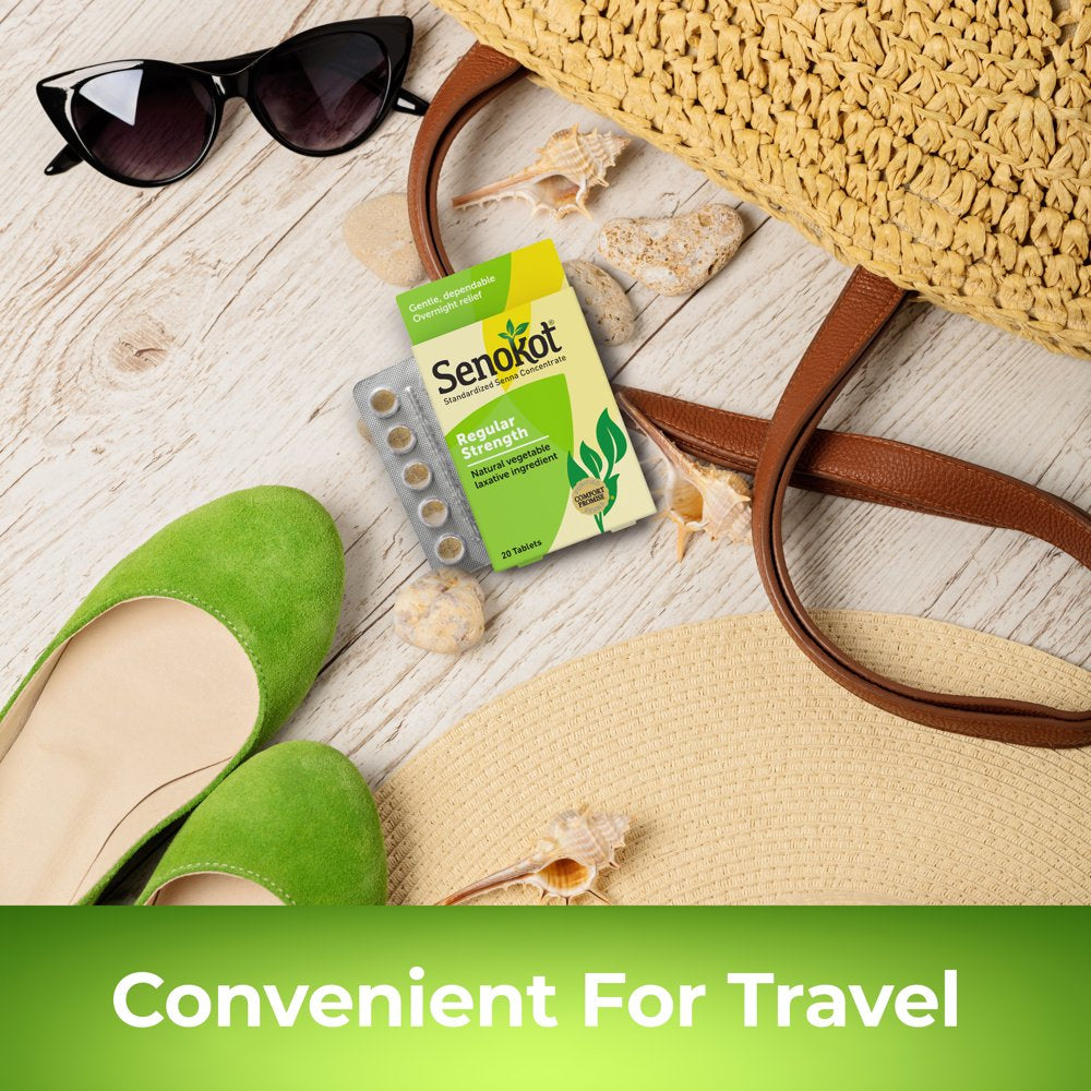 Senokot® Regular Strength Senna Laxative Tablets, 20 Ct