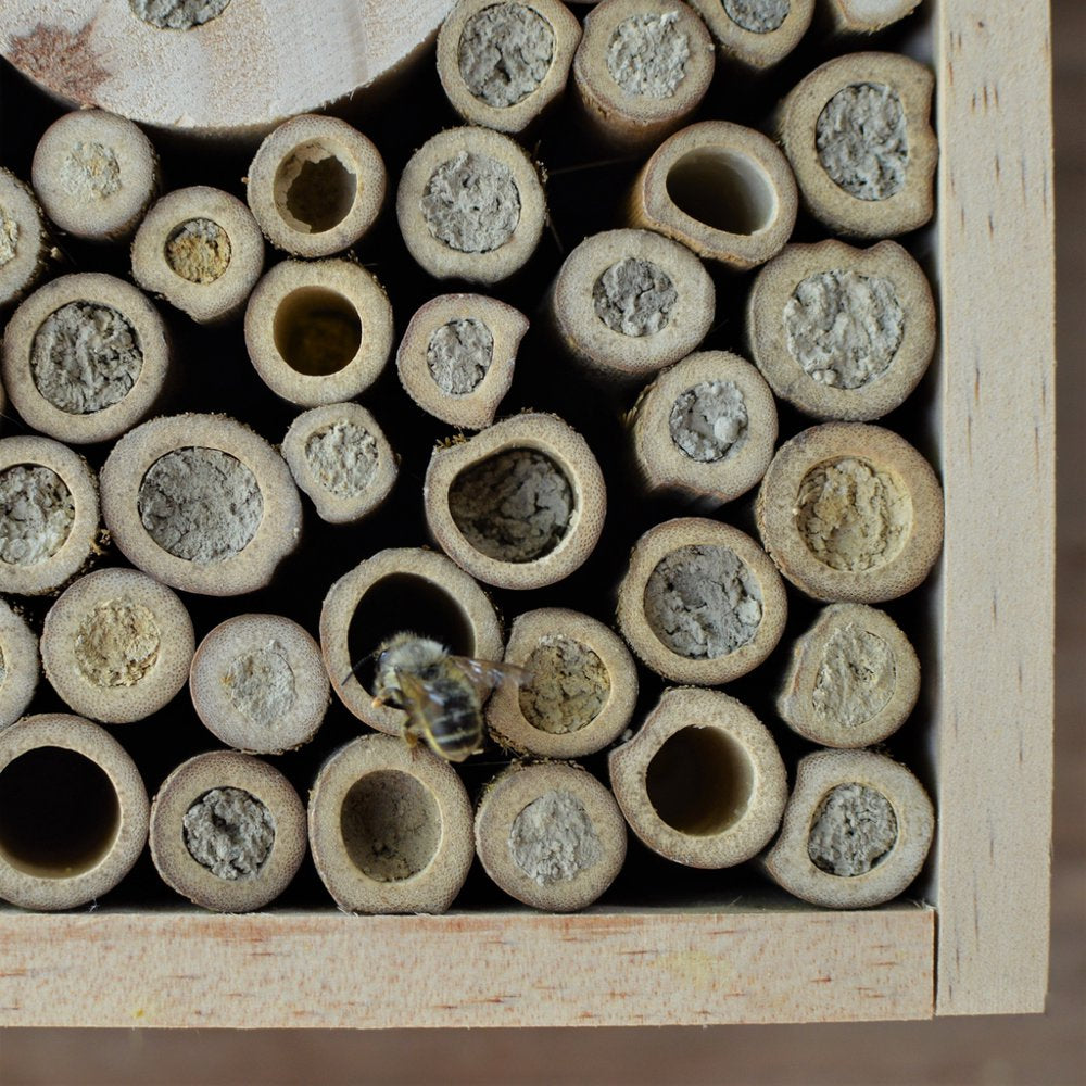 Better Gardens Wood Pollinator Insect Tower, Brown