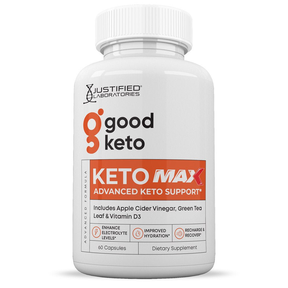 Good Keto ACV MAX Pills 1675Mg Alternative to Gummies Dietary Supplement 60 Capsules