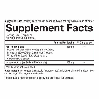 Youtheory Hyaluronic Acid Dietary Supplement, 120 Count