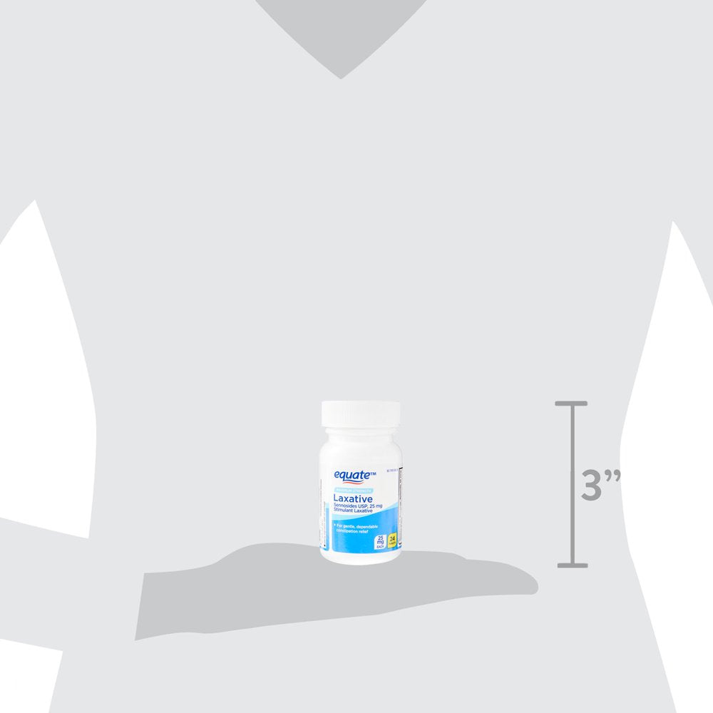 Equate Maximum Strength Laxative Tablets for Constipation Relief, 24Ct