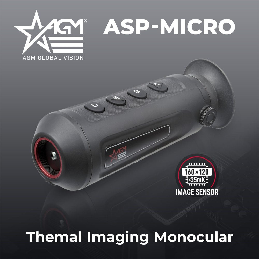 AGM Asp-Micro TM160 Short Range Thermal Imaging Monocular 160X120 (50 Hz)
