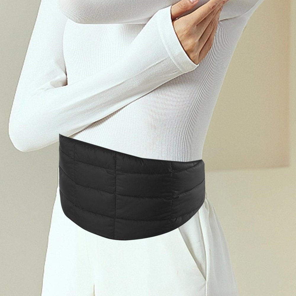 Colaxi Waist Warmer Belly Warmer Plush Protector Keep Warm Winter Lower Soft for Waist Circumference 65~105Cm Back Brace Warmer Back