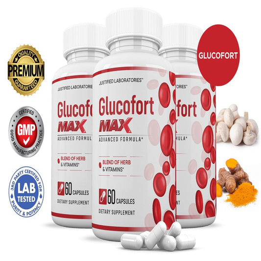(3 Pack) Glucofort Max Advanced Formula 1295MG 180 Capsules - Nutricity.com.au