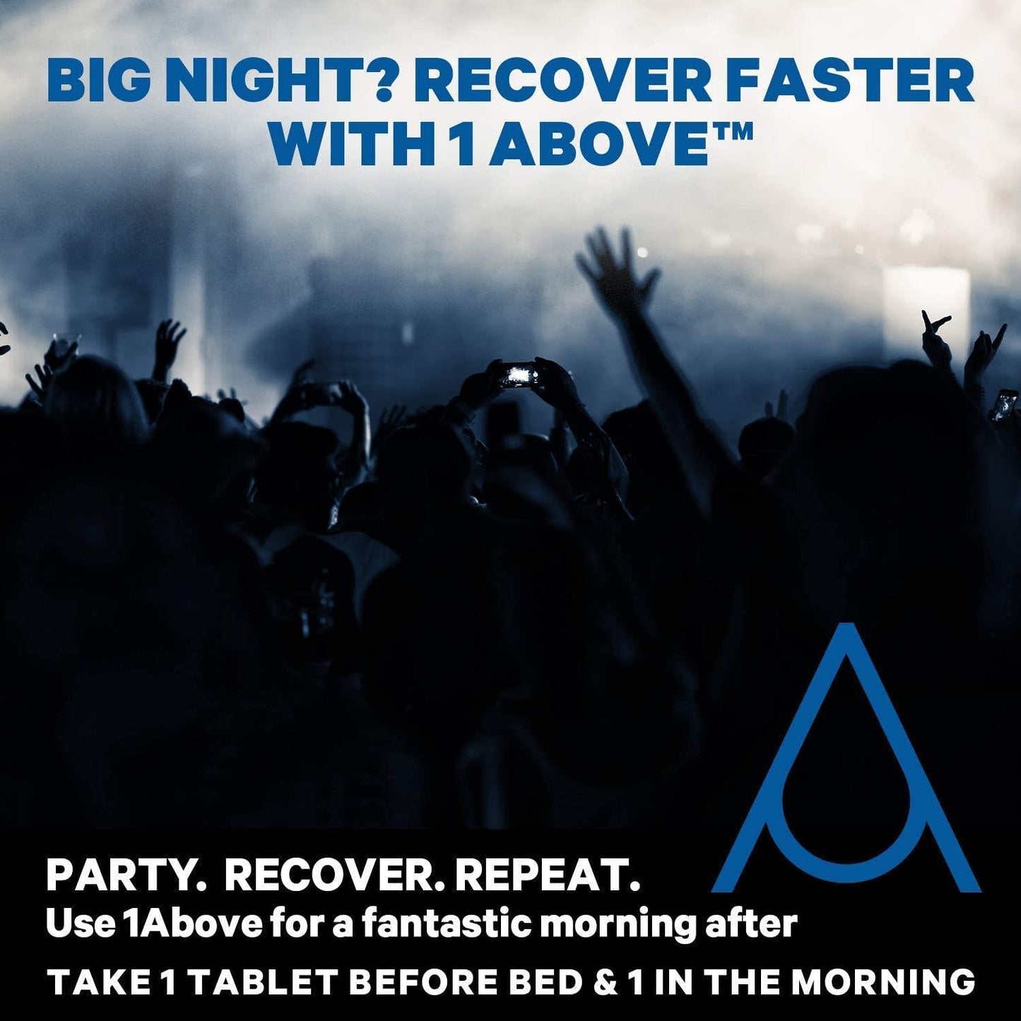 1Above Effervescent Drink Tablets, Vitamins, Super Antioxidant - Pycnogenol, and Electrolytes for Faster Recovery. 10 Count Tube x 1. Berry