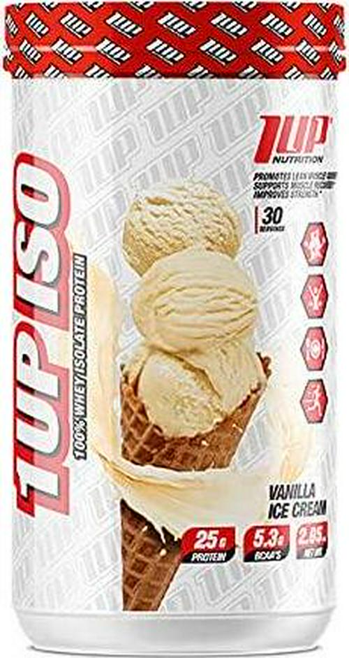 1UP Nutrition Iso Protein, Vanilla Ice Cream 930 g,, Vanilla Ice Cream 930 grams