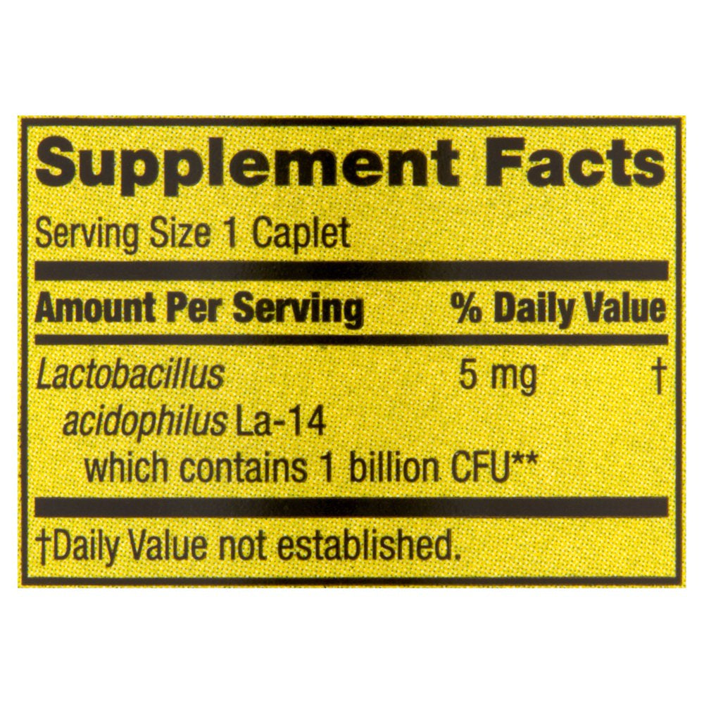 Spring Valley Probiotic Acidophilus Dietary Supplement, 30 Count