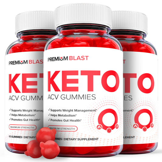 (3 Pack) Premium Blast Keto ACV Gummies - Supplement for Weight Loss - Energy & Focus Boosting Dietary Supplements for Weight Management & Metabolism - Fat Burn - 180 Gummies - Nutricity.com.au