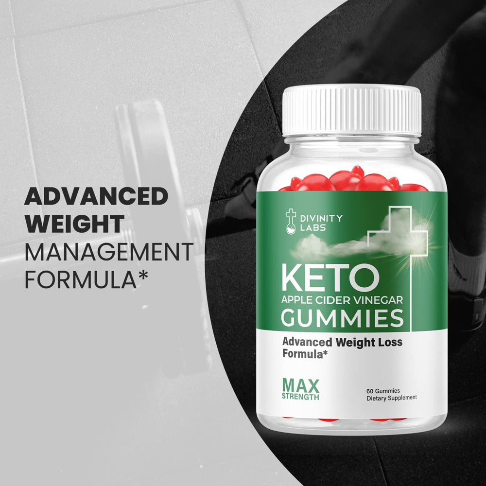 (2 Pack) Divinity Labs Keto ACV Gummies - Supplement for Weight Loss - Energy & Focus Boosting Dietary Supplements for Weight Management & Metabolism - Fat Burn - 120 Gummies - Nutricity.com.au