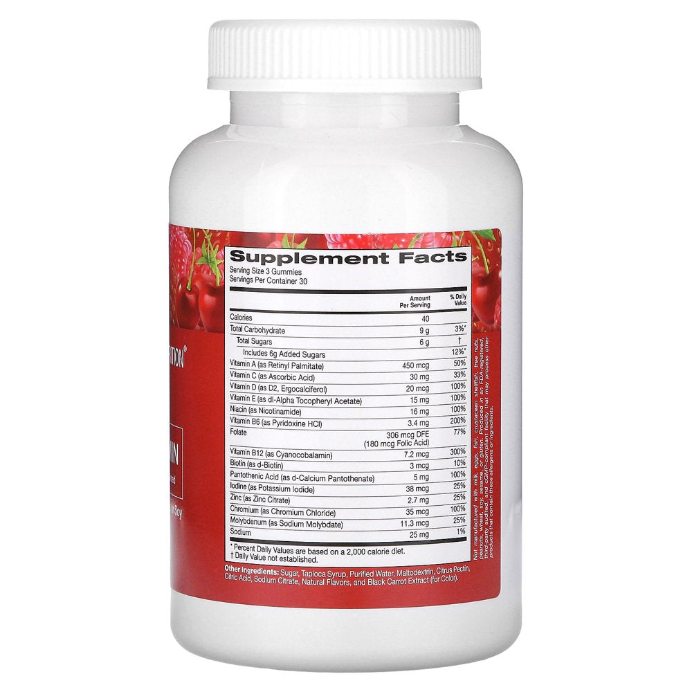 California Gold Nutrition Men'S Multivitamin Gummies, Mixed Berry and Fruit Flavor, 90 Gummies