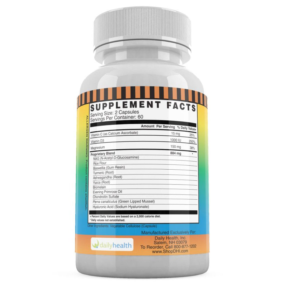 Daily Health Flexprotex D Supreme Formula with Vitamin D3 - 120 Capsules