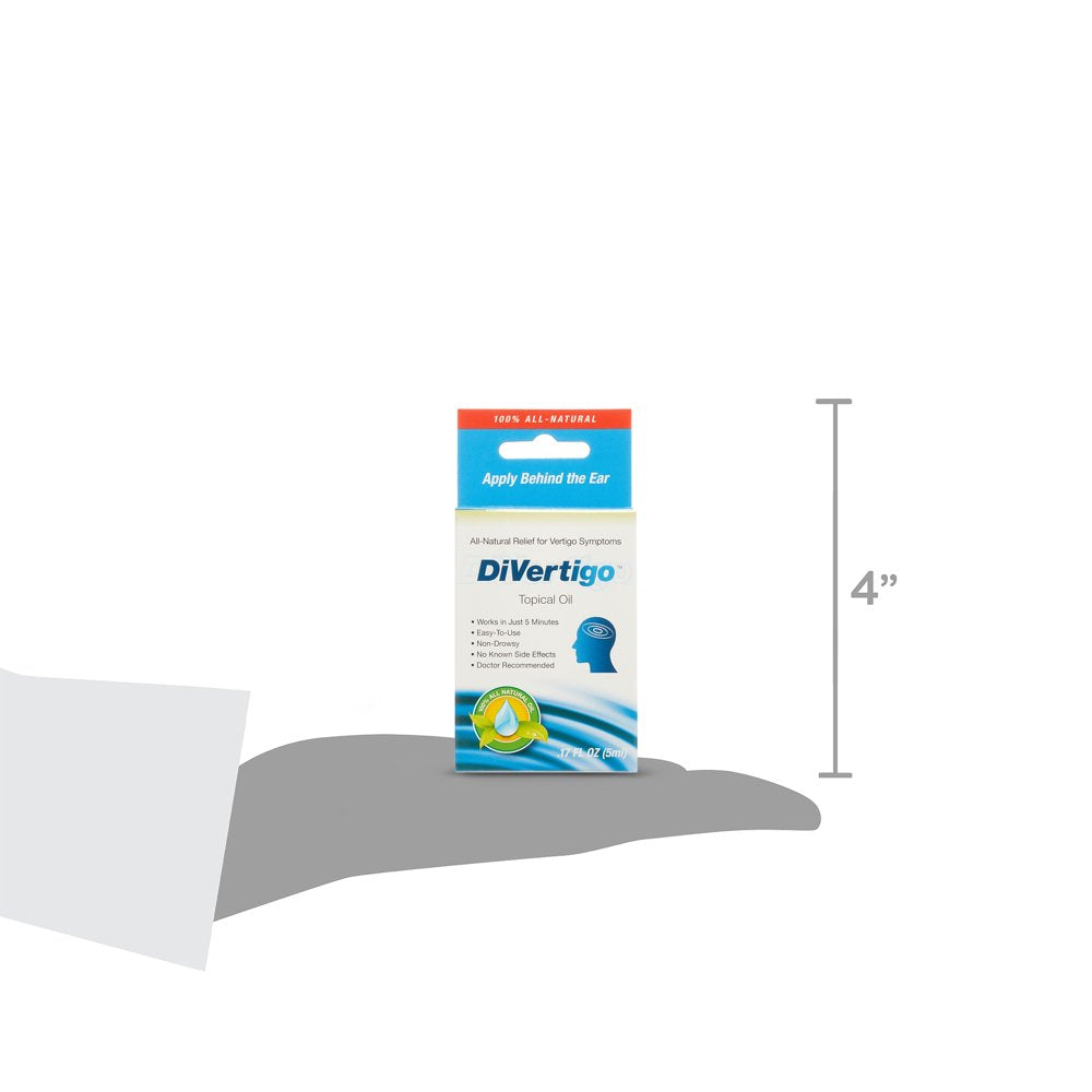 Divertigo Natural Vertigo Relief Liquid Drops, 40 Applications - 5 Ml