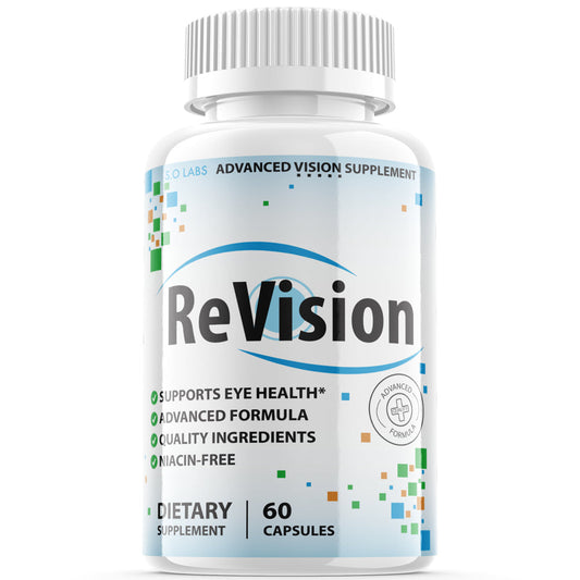 (1 Pack) Revision - New Advanced Revolutionary Eye Health Formula - Supports Healthy Vision - Supplement for Eyes Sight - 60 Capsules