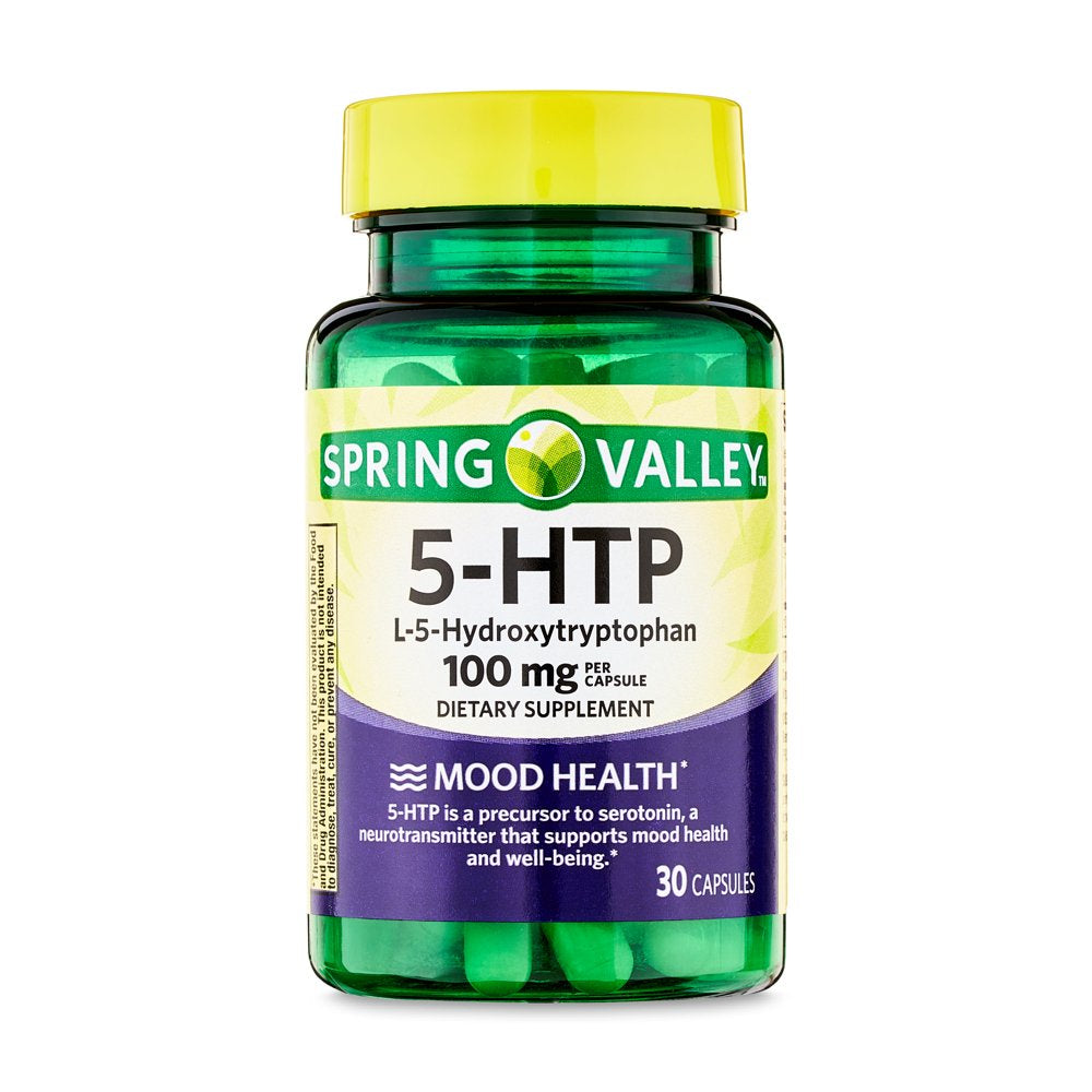 Spring Valley 5-HTP Capsules, 100 Mg, 30 Count