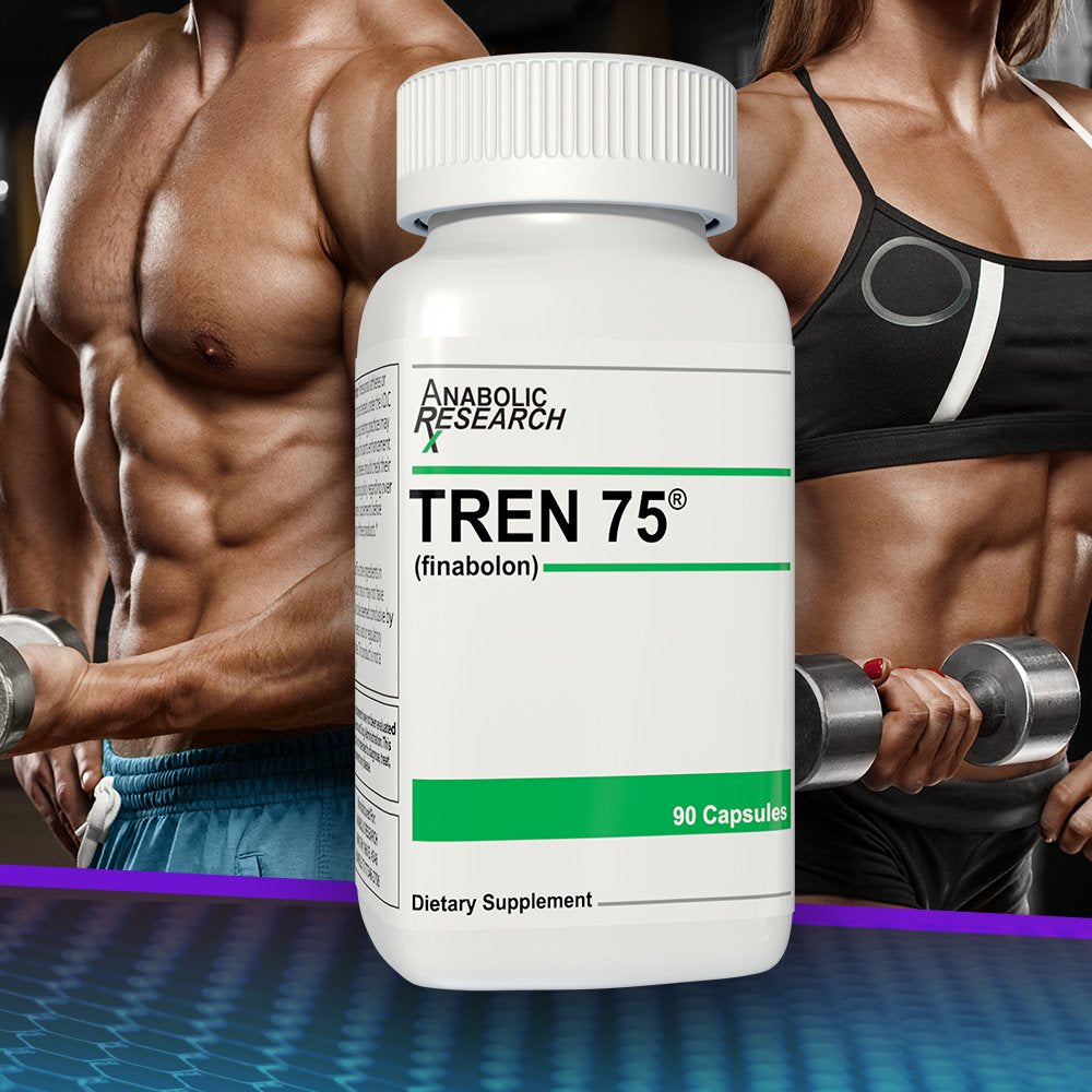 Anabolic Research Tren 75 - Supplement for Muscle Hardening and Power - 90 Capsules