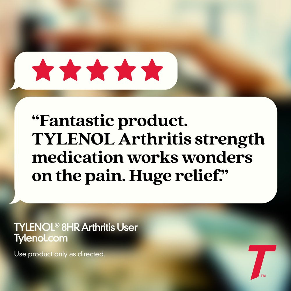 Tylenol 8 Hour Arthritis & Joint Pain Acetaminophen Caplets, 225 Count