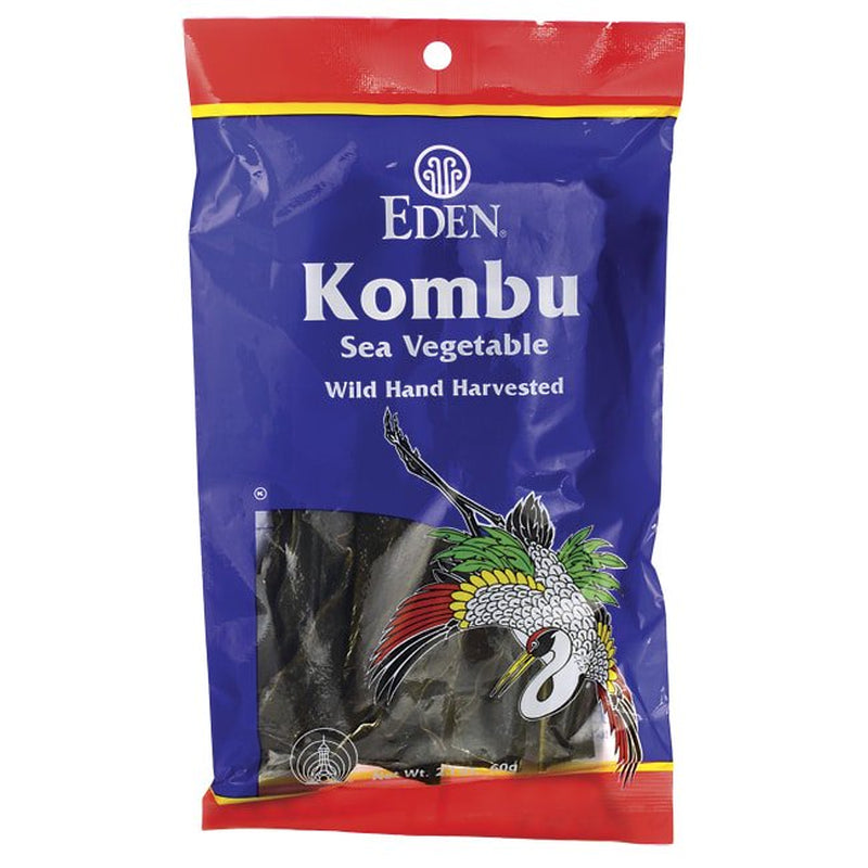 Eden Foods Kombu Sea Vegetable Wild Hand Harvested, 2.1 Oz
