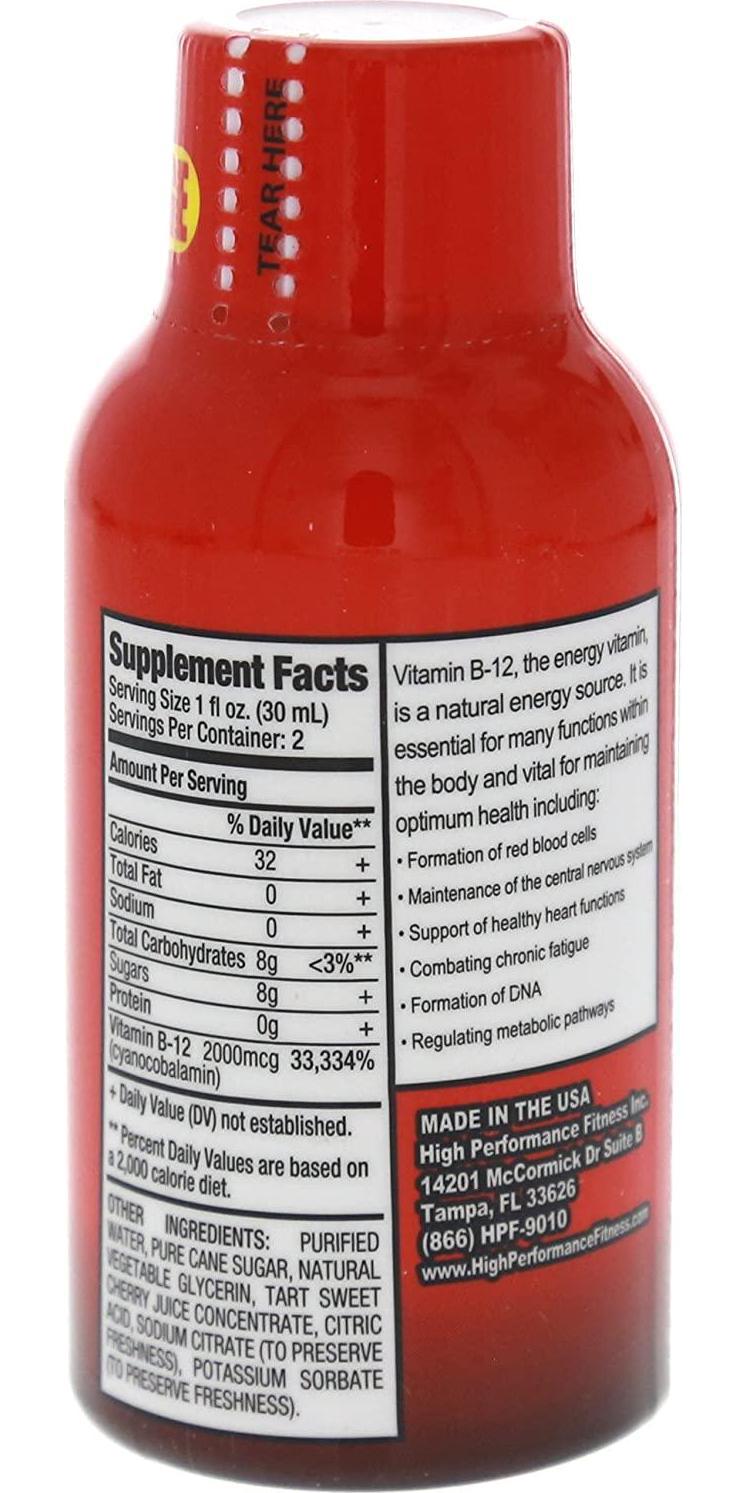 1st Step for Energy B-12 Boost Cherry Charge 12 (2 fl oz) bottles