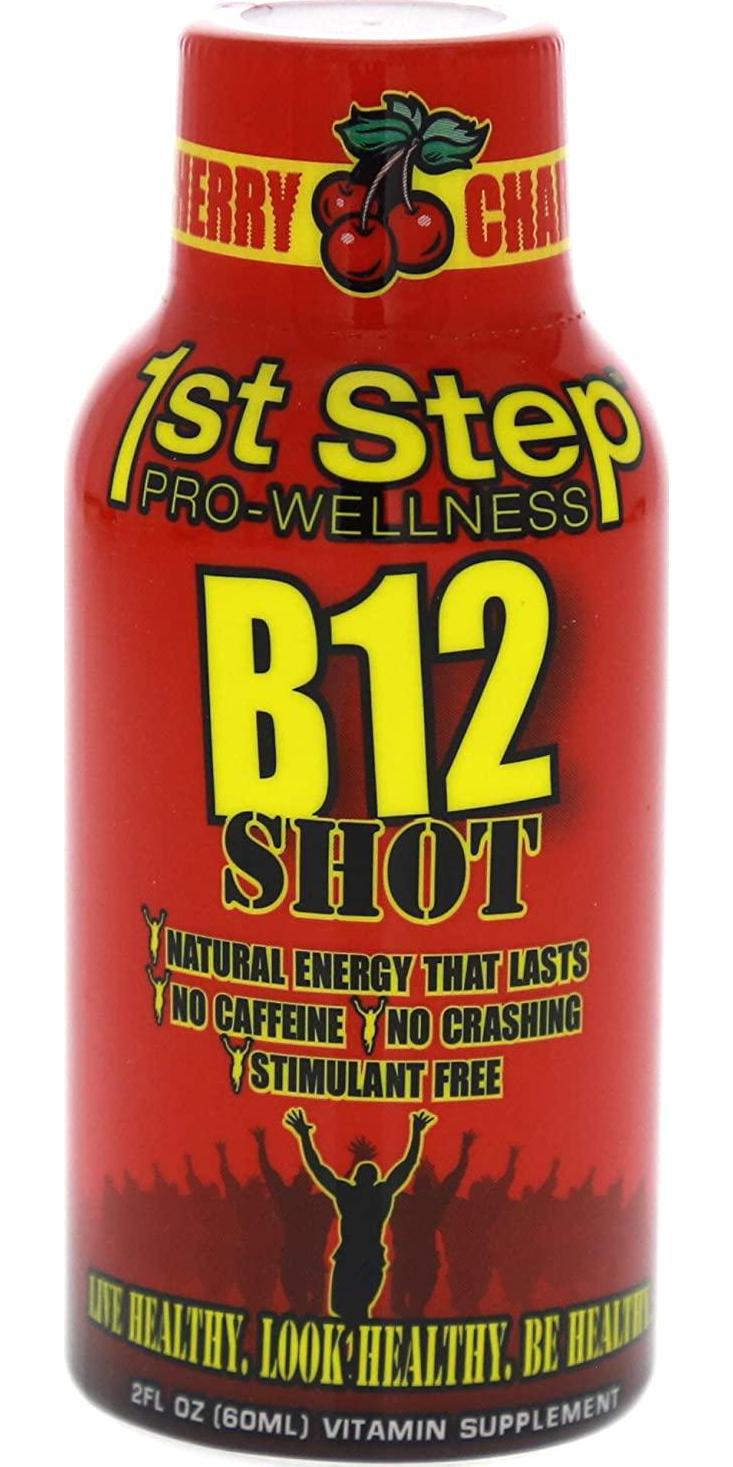 1st Step for Energy B-12 Boost Cherry Charge 12 (2 fl oz) bottles