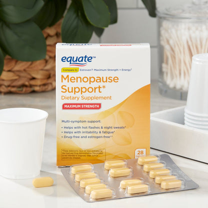 Equate Menopause Support Maximum Strength Dietary Supplement, 28 Count