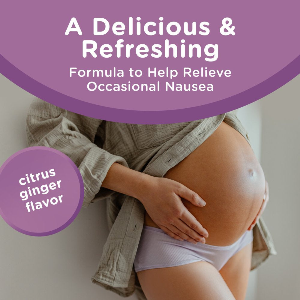 Centrum Morning Sickness Relief Gummies for Women'S Health, Citrus Ginger Flavor - 60 Count