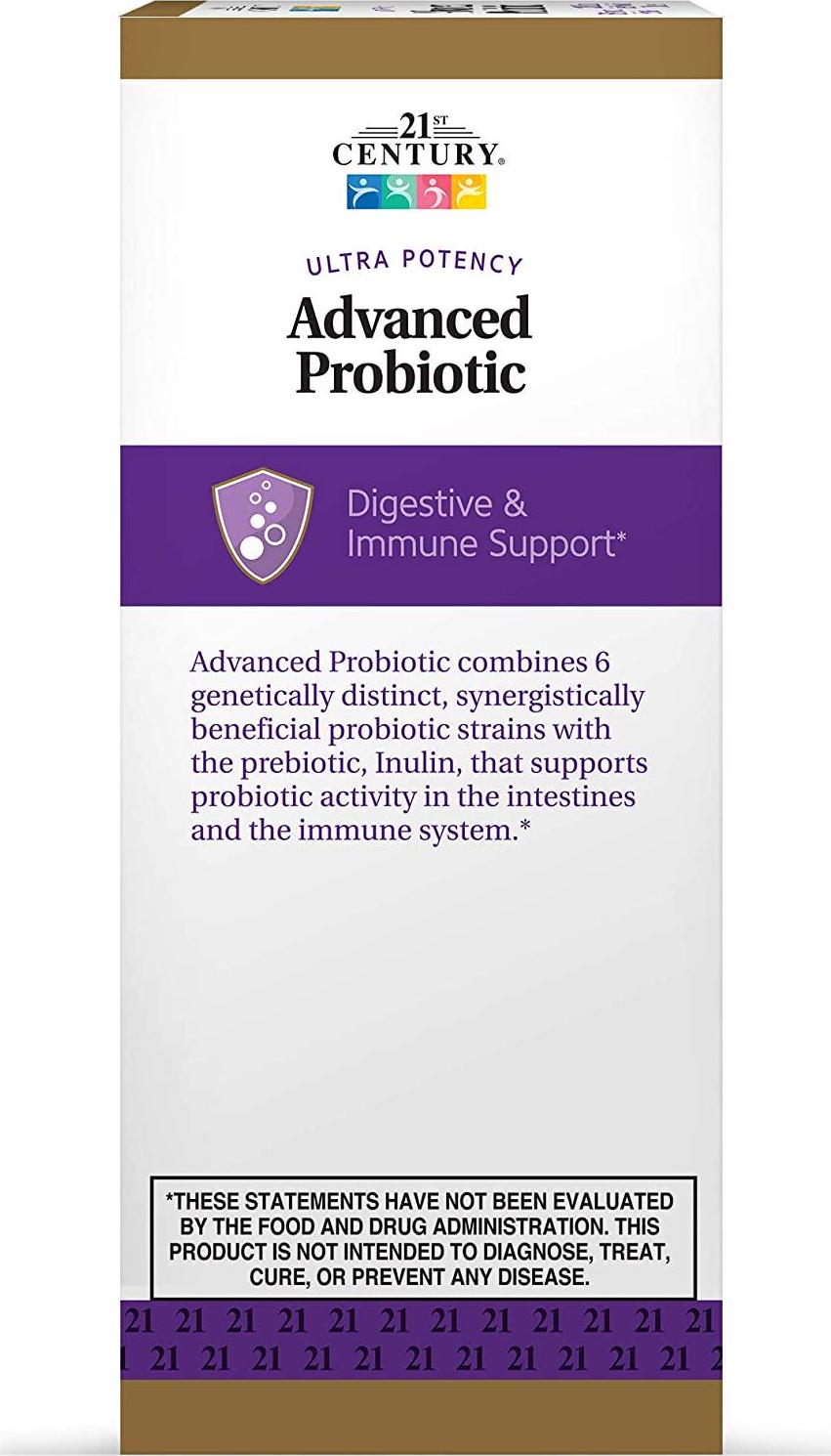 21st Century Advanced Probiotic Capsules, 60 Count