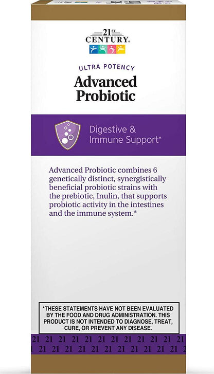 21st Century Advanced Probiotic Capsules, 60 Count