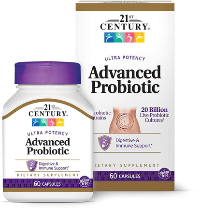 21st Century Advanced Probiotic Capsules, 60 Count